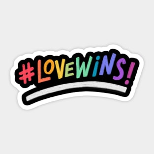 love wins Sticker